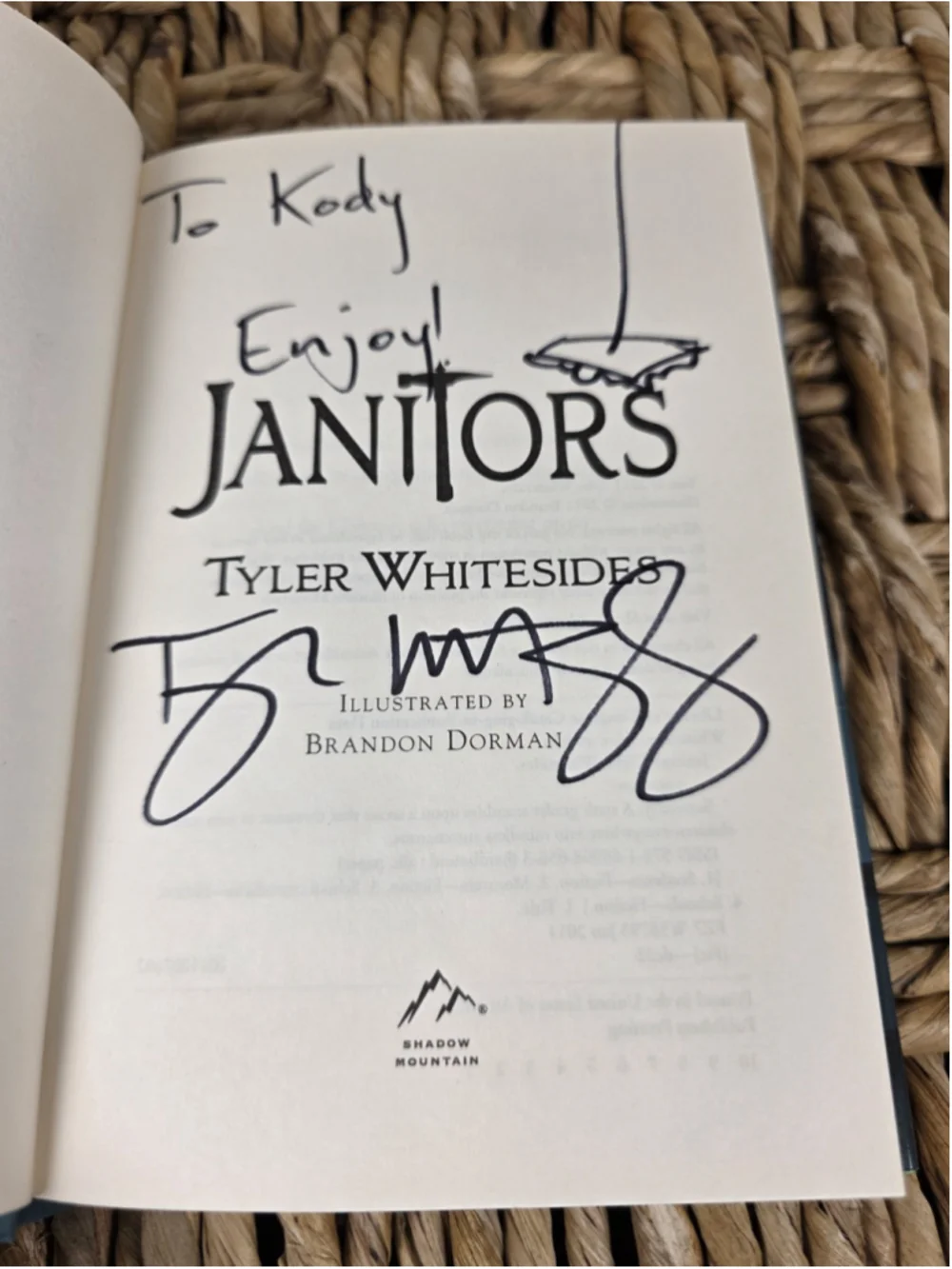 Shadow Mountain janitors books